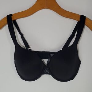 Natori Reflex Memory Black Plunge Bra Size 32D